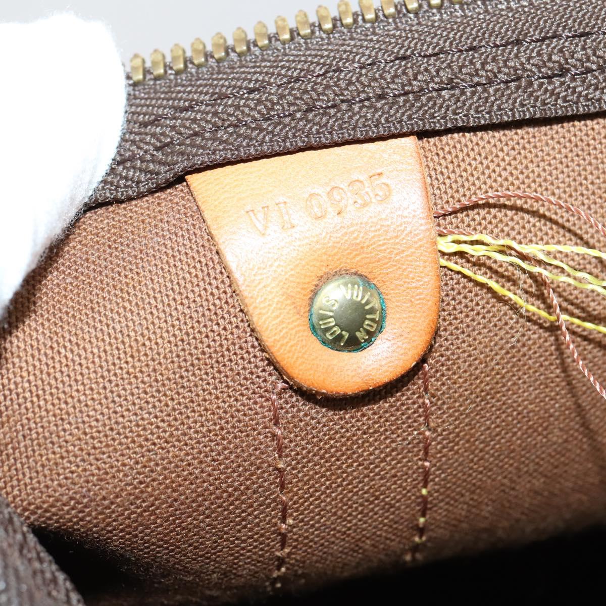 LOUIS VUITTON Monogram Keepall Bandouliere 60 Boston Bag M41412 LV Auth 150861