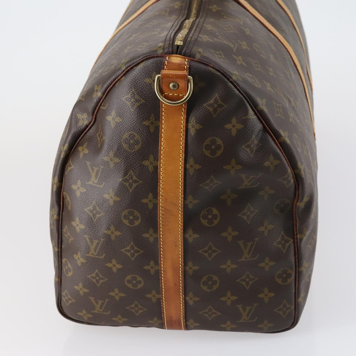 LOUIS VUITTON Monogram Keepall Bandouliere 60 Boston Bag M41412 LV Auth 150861