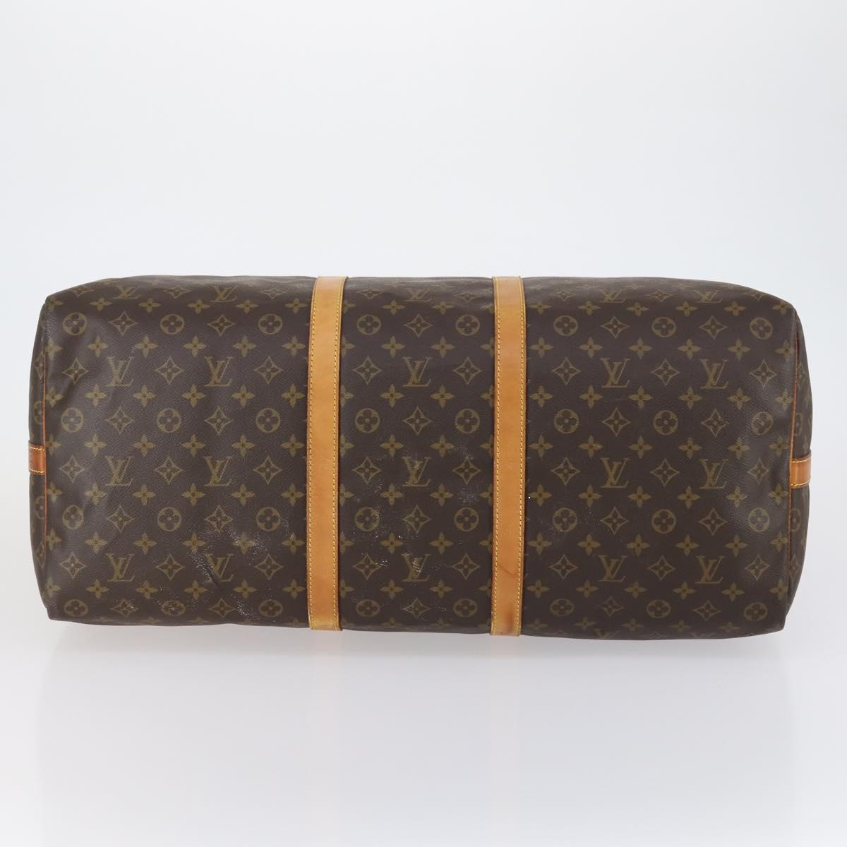 LOUIS VUITTON Monogram Keepall Bandouliere 60 Boston Bag M41412 LV Auth 150861