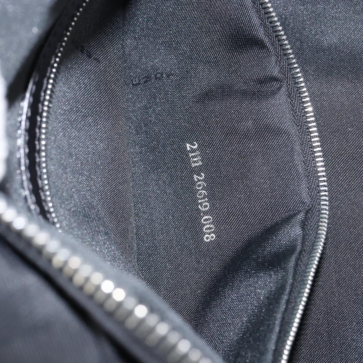 FENDI Zucca Canvas Tote Bag Black Brown Auth 150868