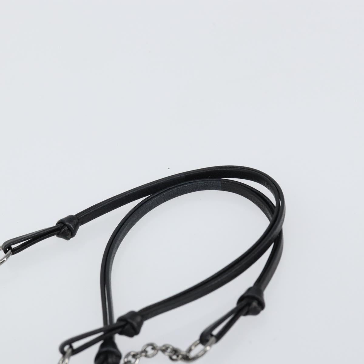 PRADA Beads Pouch Velor Green Silver Auth 150879