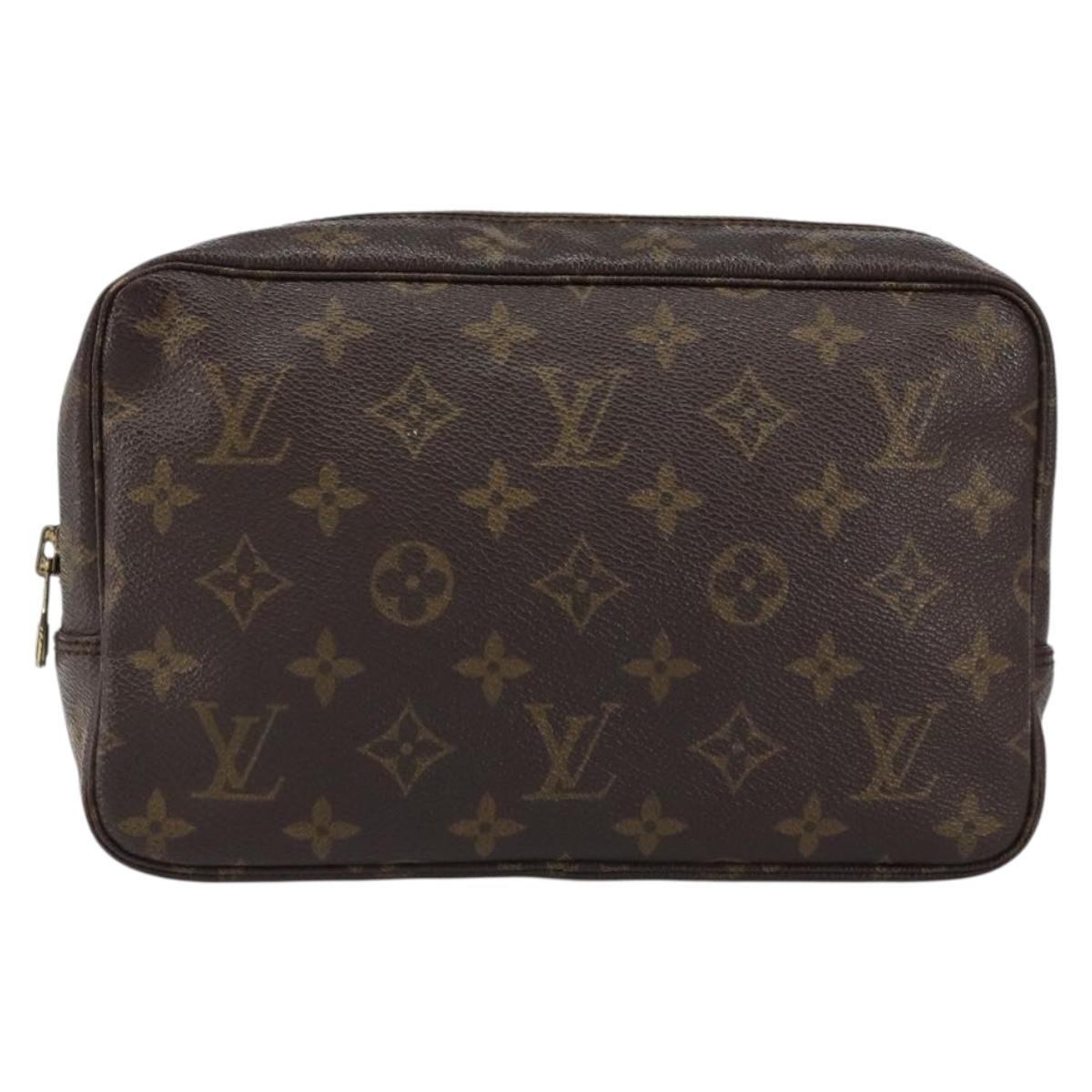 LOUIS VUITTON Monogram Trousse Toilette 23 Clutch Bag M47524 LV Auth 150884
