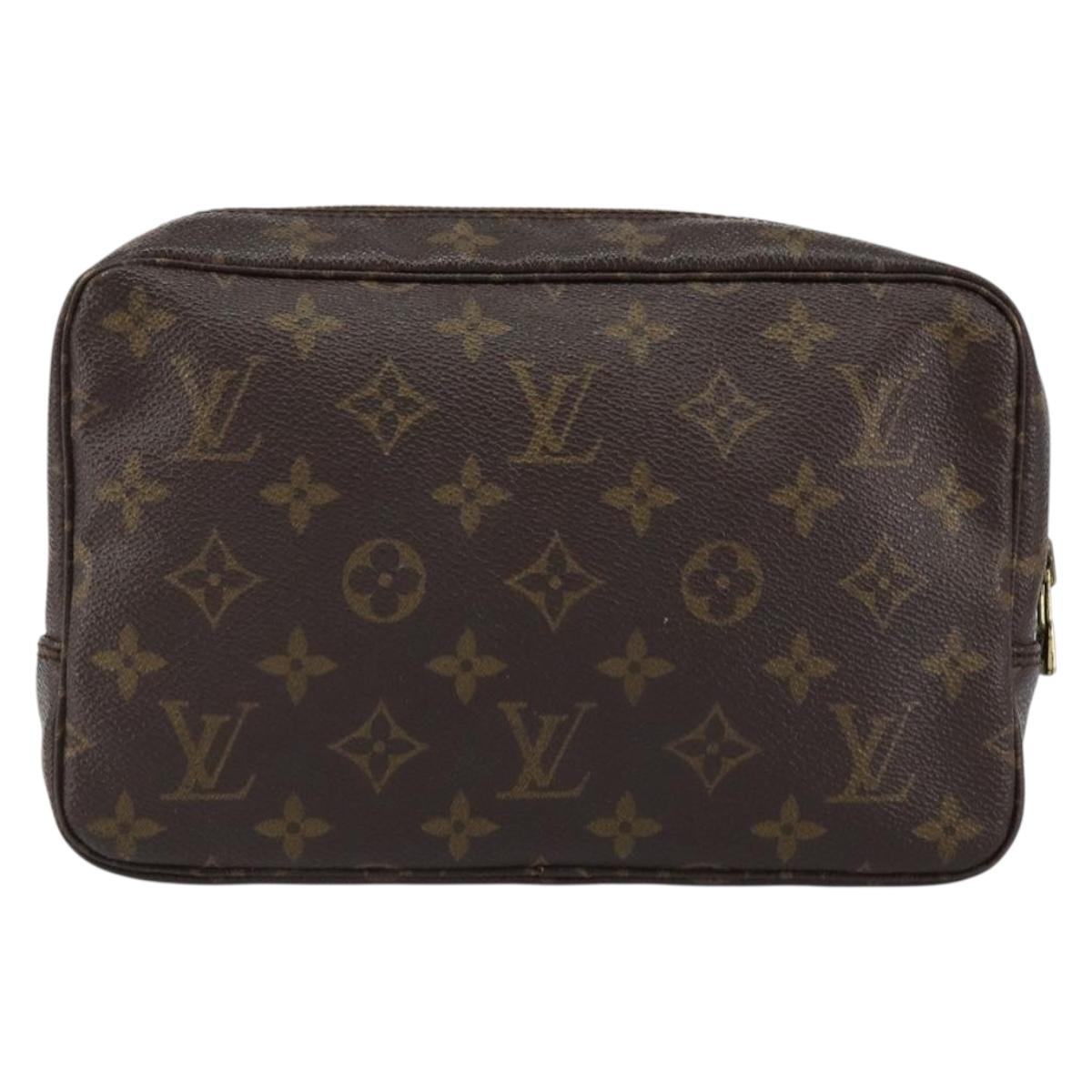 LOUIS VUITTON Monogram Trousse Toilette 23 Clutch Bag M47524 LV Auth 150884