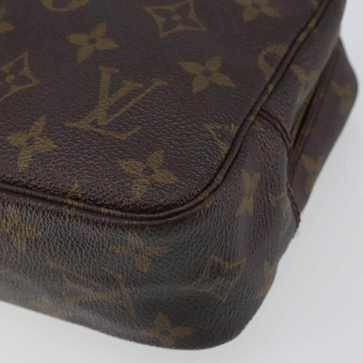 LOUIS VUITTON Monogram Trousse Toilette 23 Clutch Bag M47524 LV Auth 150884
