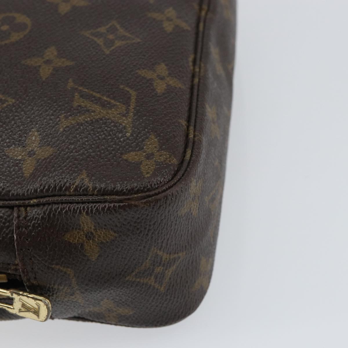 LOUIS VUITTON Monogram Trousse Toilette 23 Clutch Bag M47524 LV Auth 150884