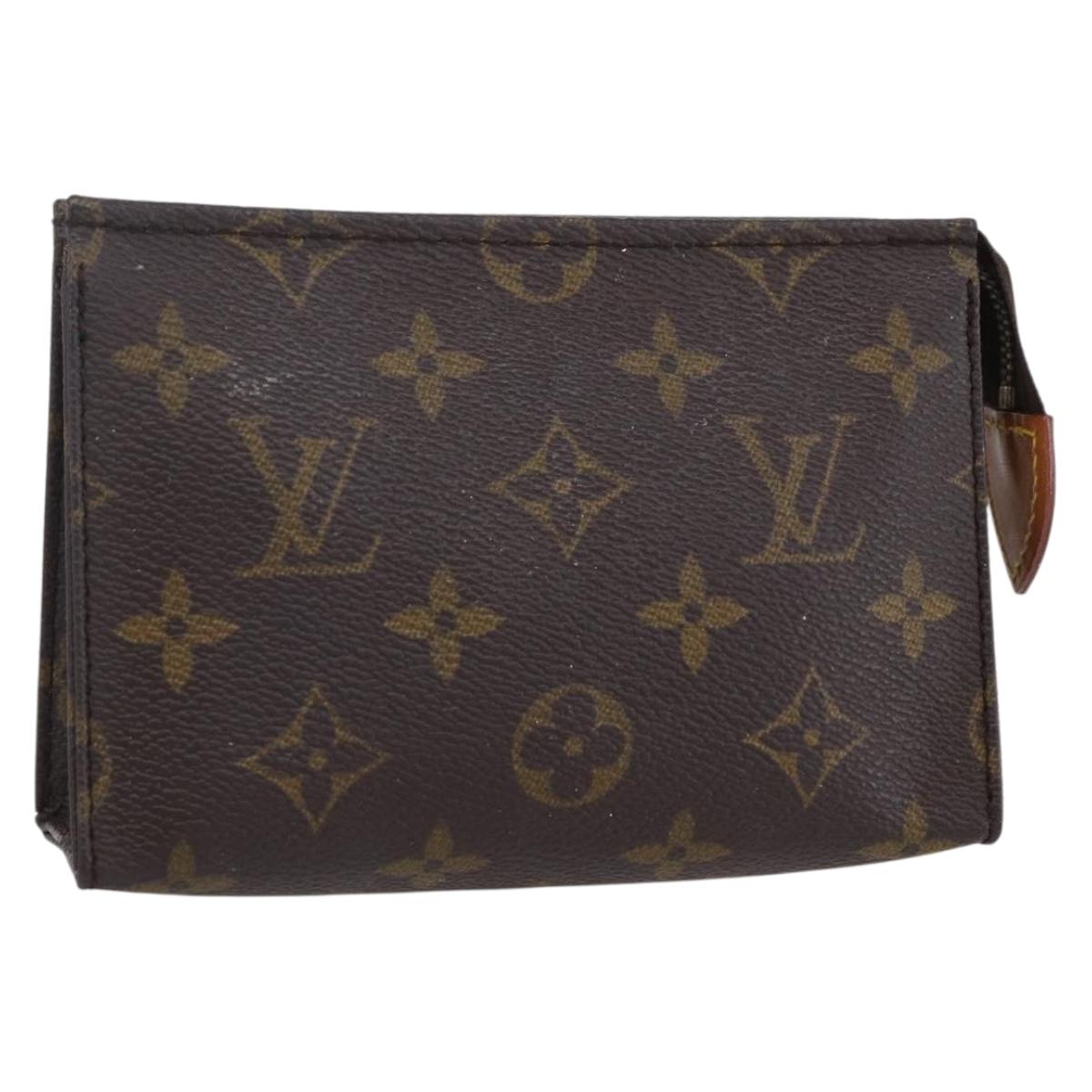 LOUIS VUITTON Monogram Poche Toilette 15 Pouch M47546 LV Auth 150887