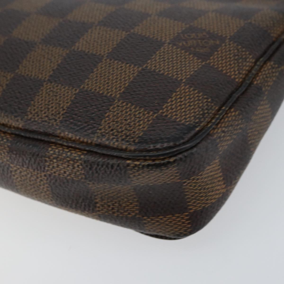 LOUIS VUITTON Damier Ebene Pochette Accessoires Pouch N41206 LV Auth 150892