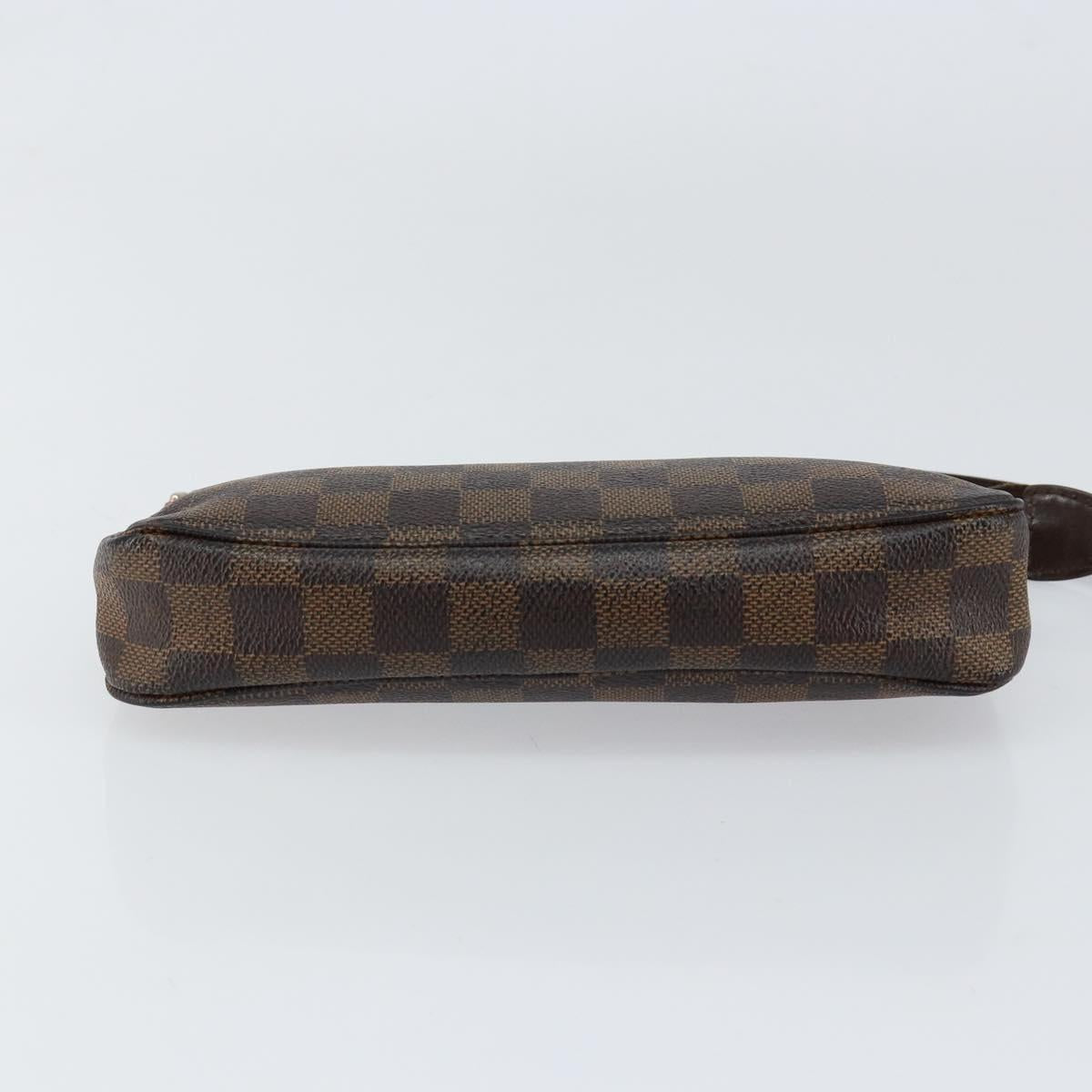 LOUIS VUITTON Damier Ebene Pochette Accessoires Pouch N41206 LV Auth 150892