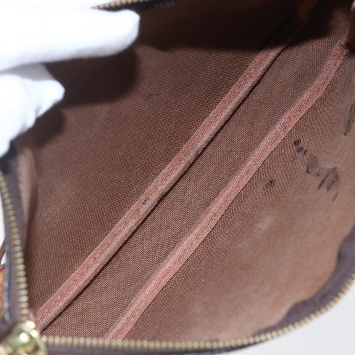 LOUIS VUITTON Graffiti Pochette Accessoires Pouch Khaki M92191 LV Auth 150893