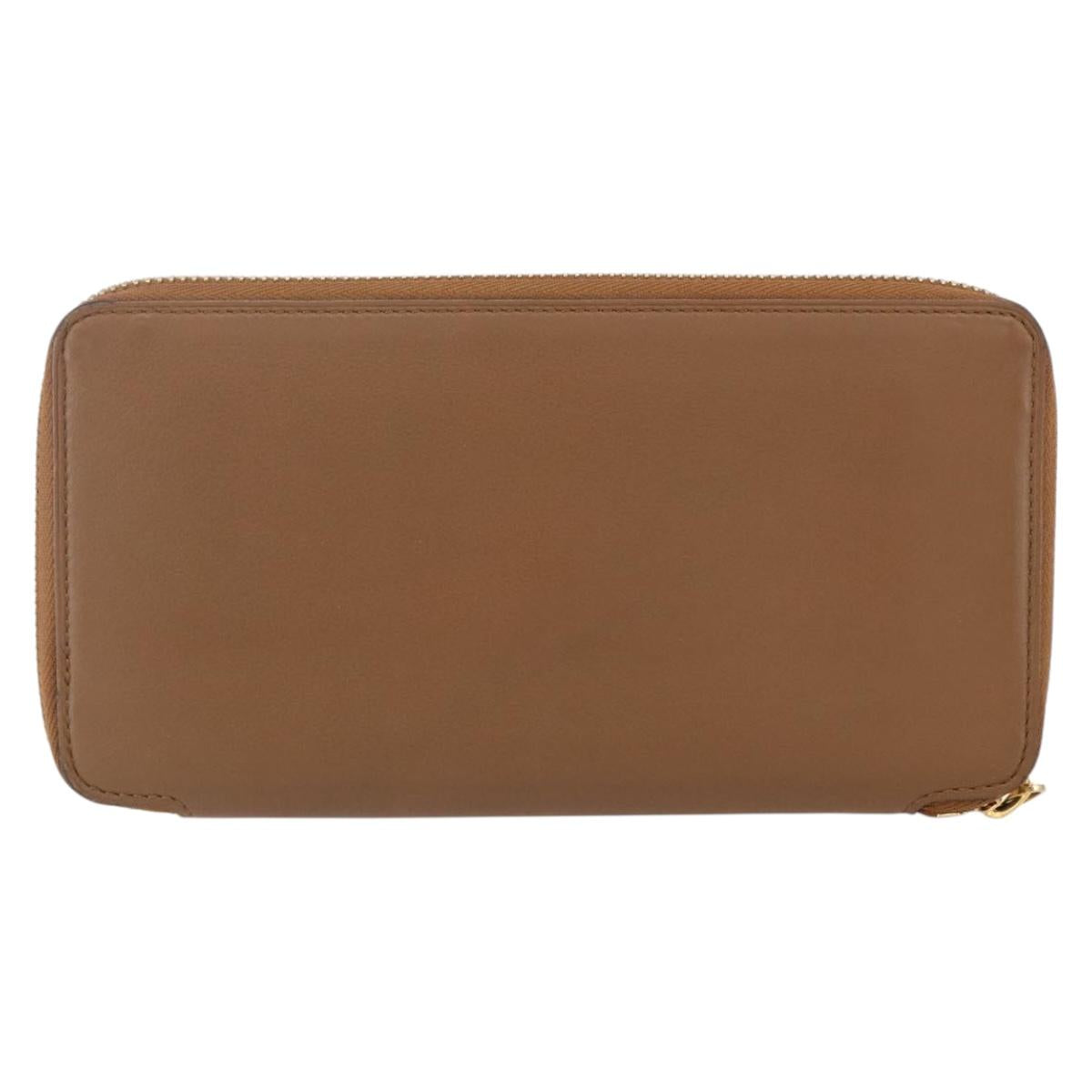 LOUIS VUITTON Parnassus PortefeuilleJena Wallet Leather Brown M58209 Auth 150897