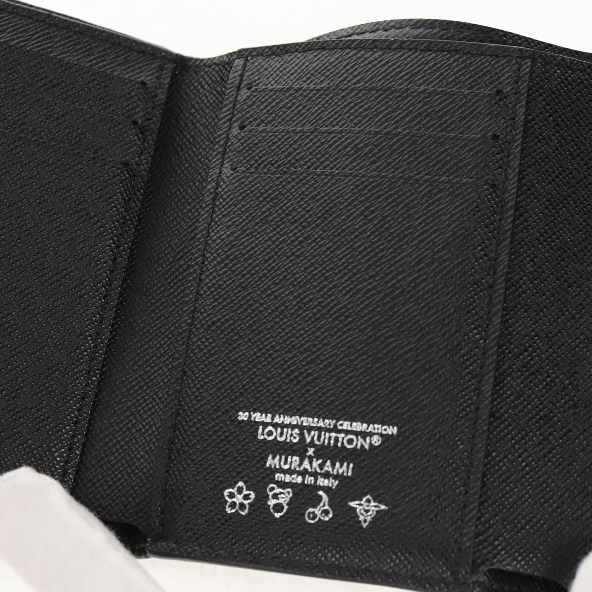 LOUIS VUITTON Multicolor Portefeuille Victorine Wallet Black M14163 Auth 150899M