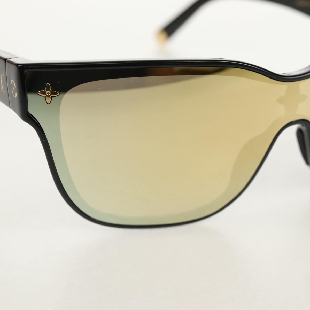 LOUIS VUITTON LV Shadow Sunglasses plastic Black Z1843U LV Auth 150902M