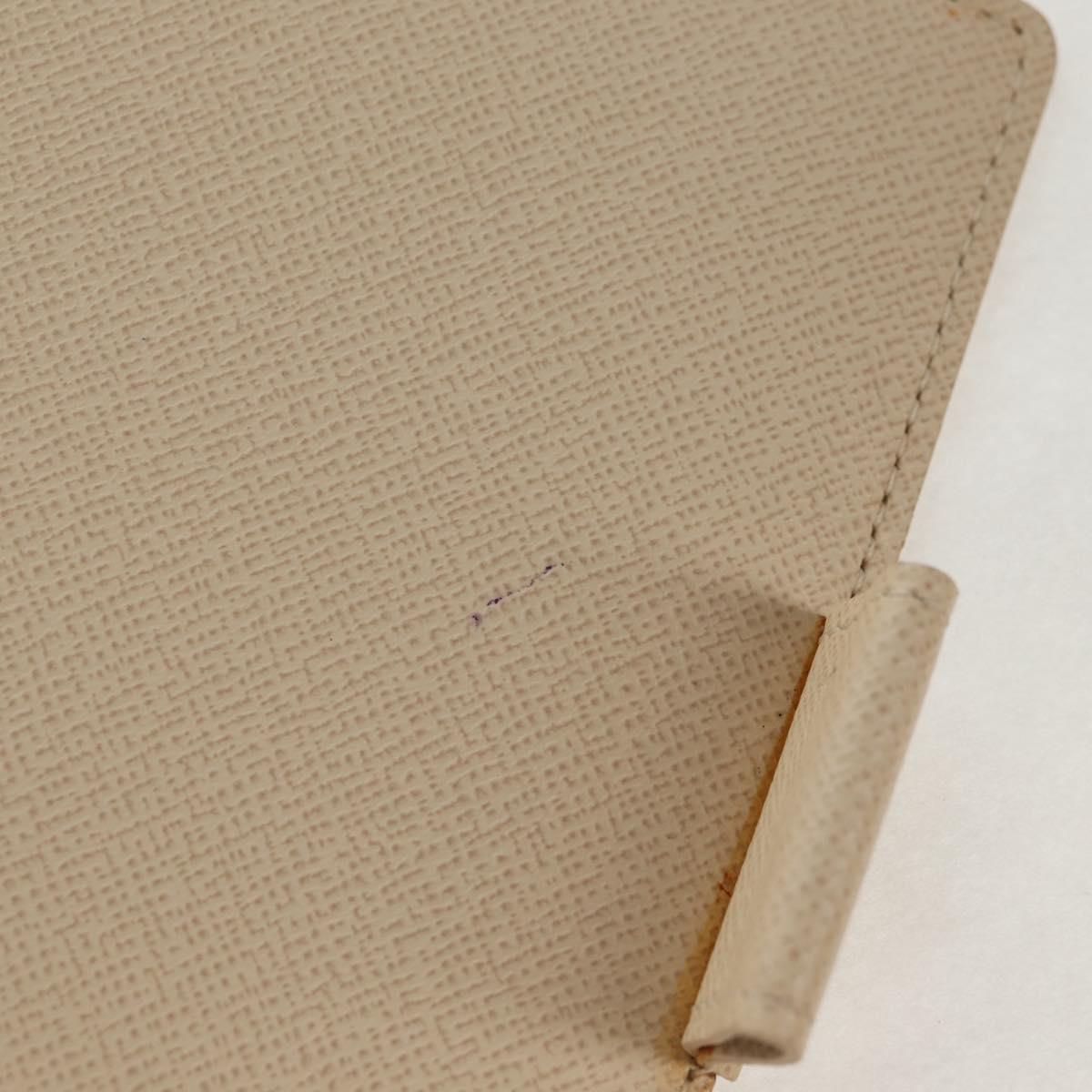 LOUIS VUITTON Damier Azur Agenda GM Day Planner Cover R20708 LV Auth 150903AV