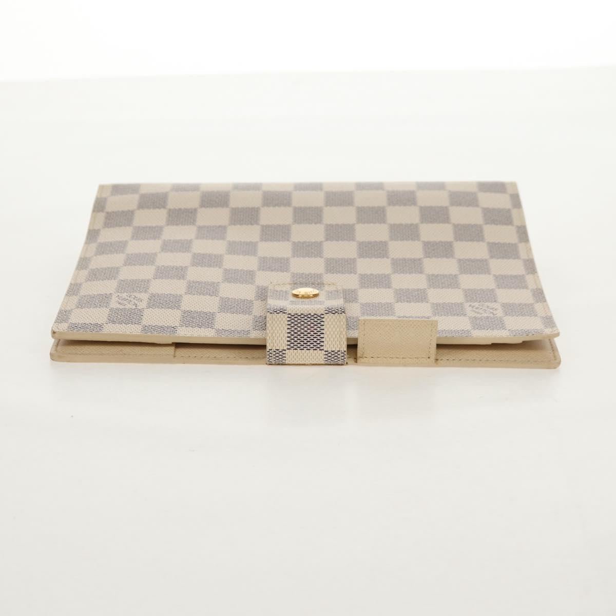 LOUIS VUITTON Damier Azur Agenda GM Day Planner Cover R20708 LV Auth 150903SAV
