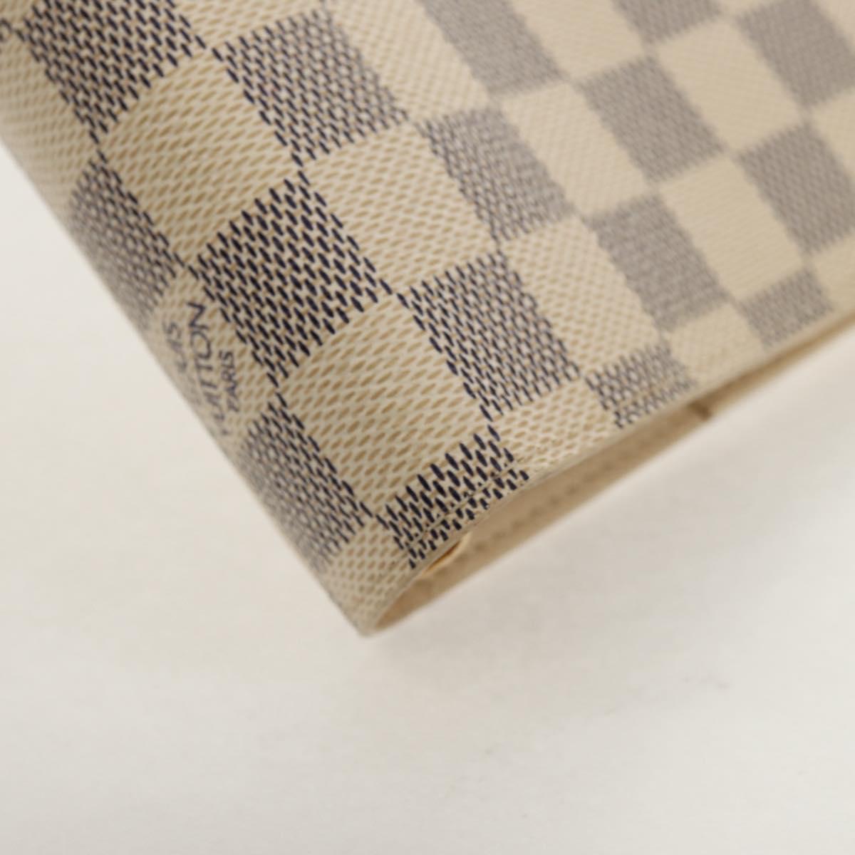 LOUIS VUITTON Damier Azur Agenda GM Day Planner Cover R20708 LV Auth 150903SAV
