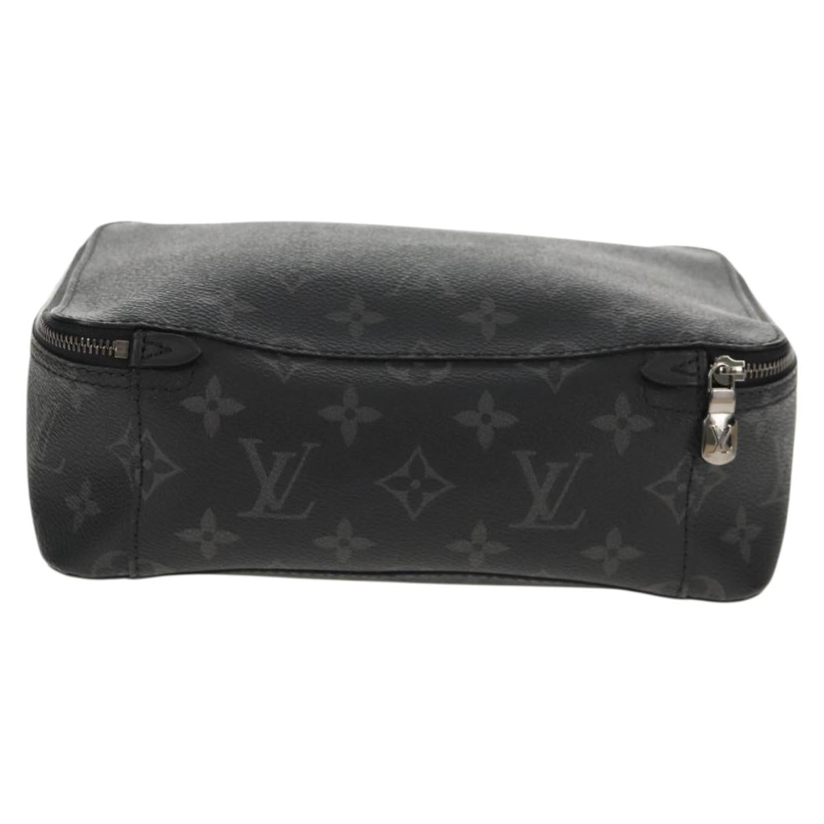 LOUIS VUITTON Monogram Eclipse Cube Derangemont MM Pouch M44698 LV Auth 150909AM