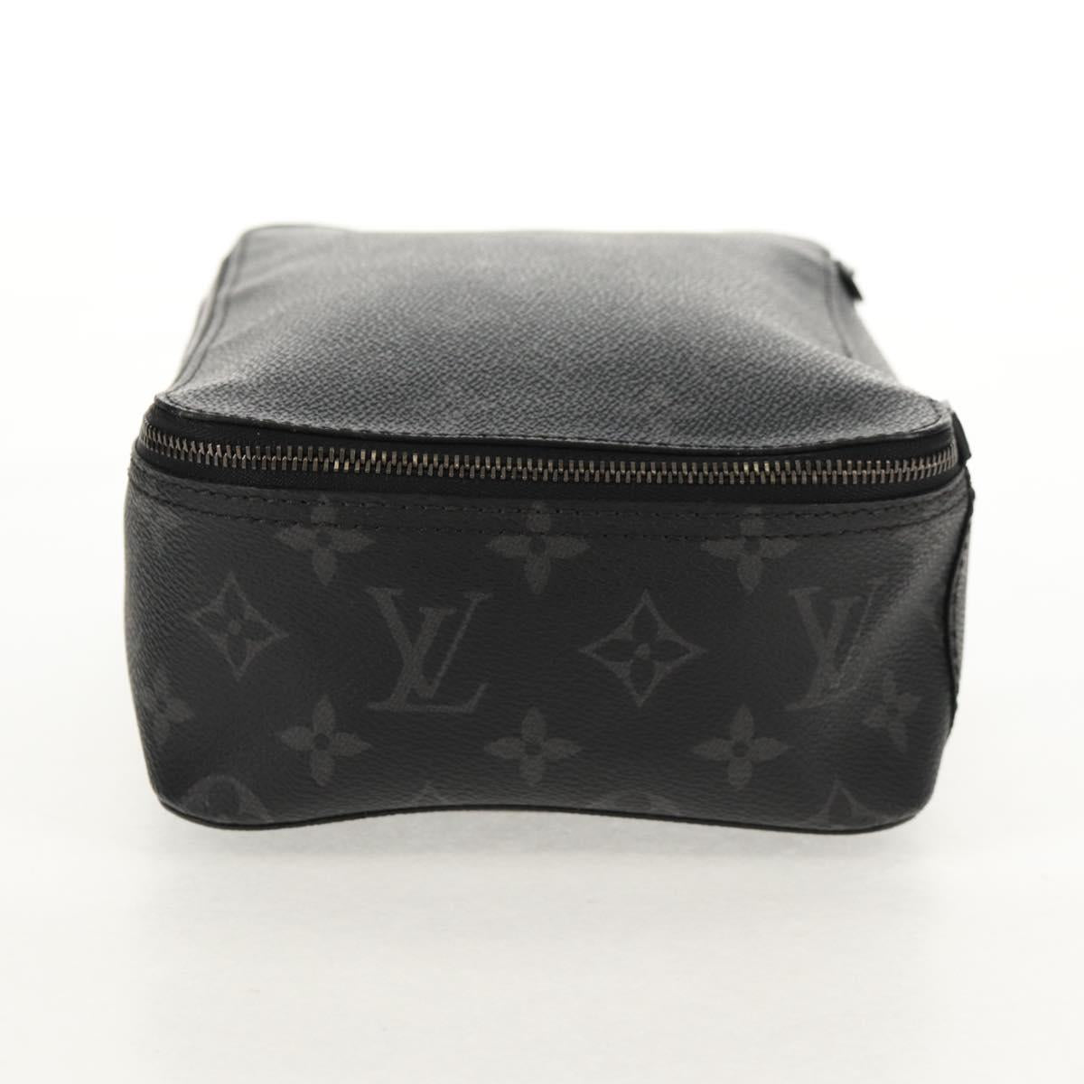 LOUIS VUITTON Monogram Eclipse Cube Derangemont MM Pouch M44698 LV Auth 150909AM