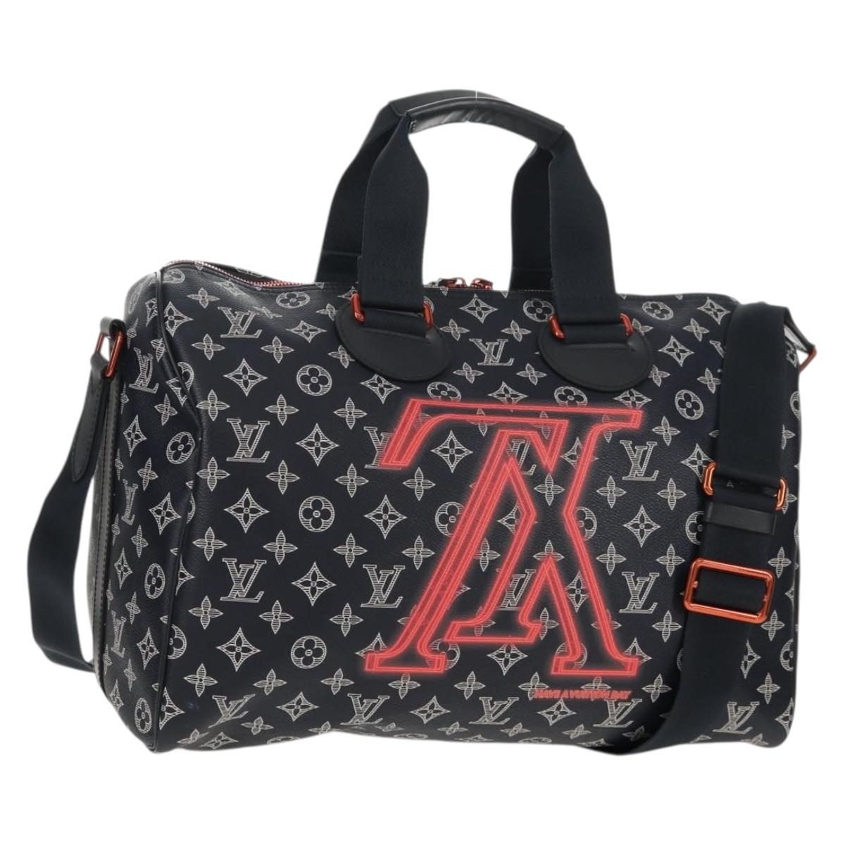 LOUIS VUITTON Ink Upside Down Speedy Bandouliere 40 Bag M43697 LV Auth 150913SM