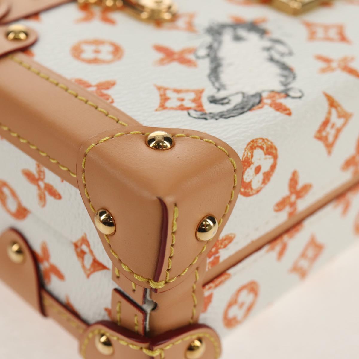 LOUIS VUITTON Catgram Petite Mar Shoulder Bag White M44407 LV Auth 150916SM