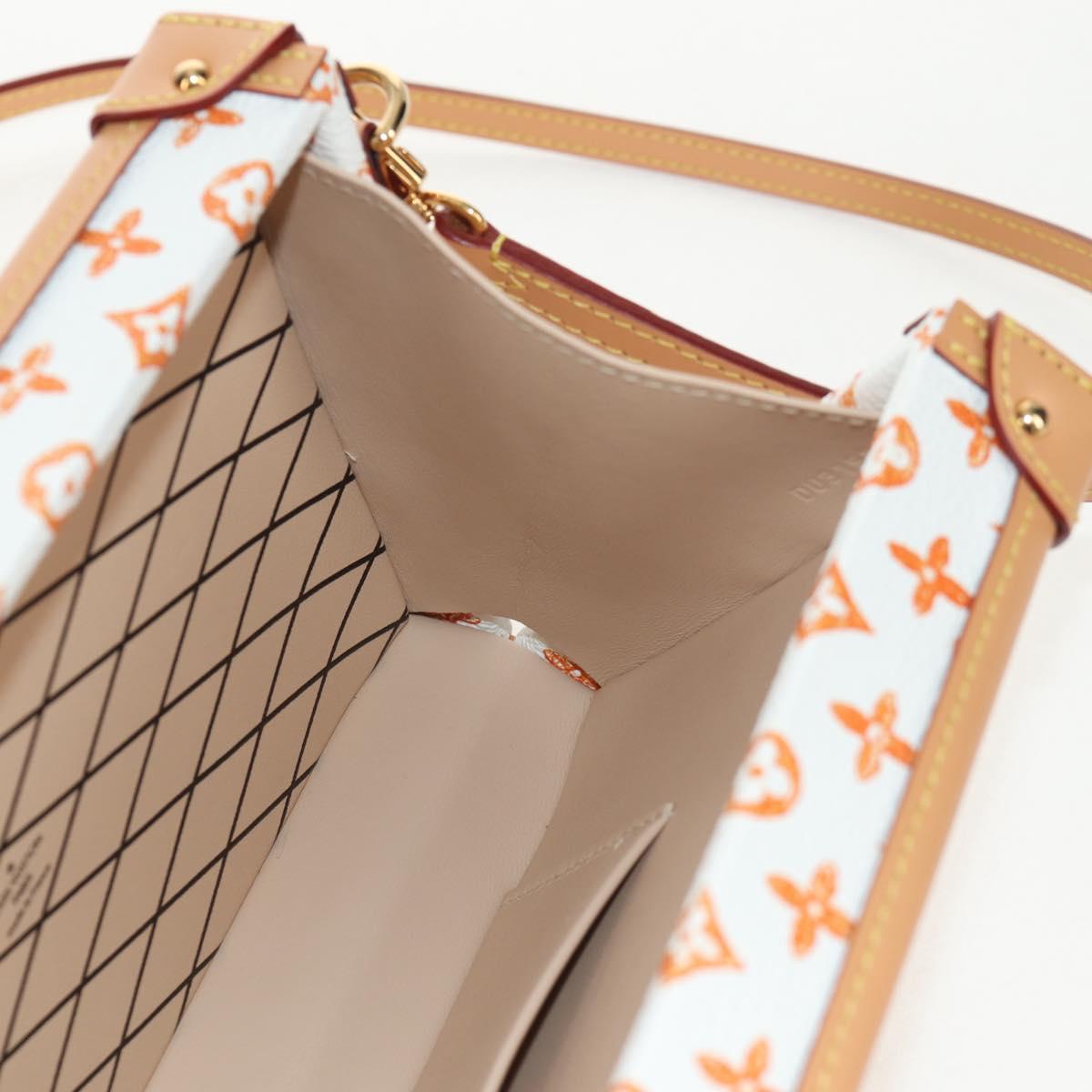 LOUIS VUITTON Catgram Petite Mar Shoulder Bag White M44407 LV Auth 150916SM