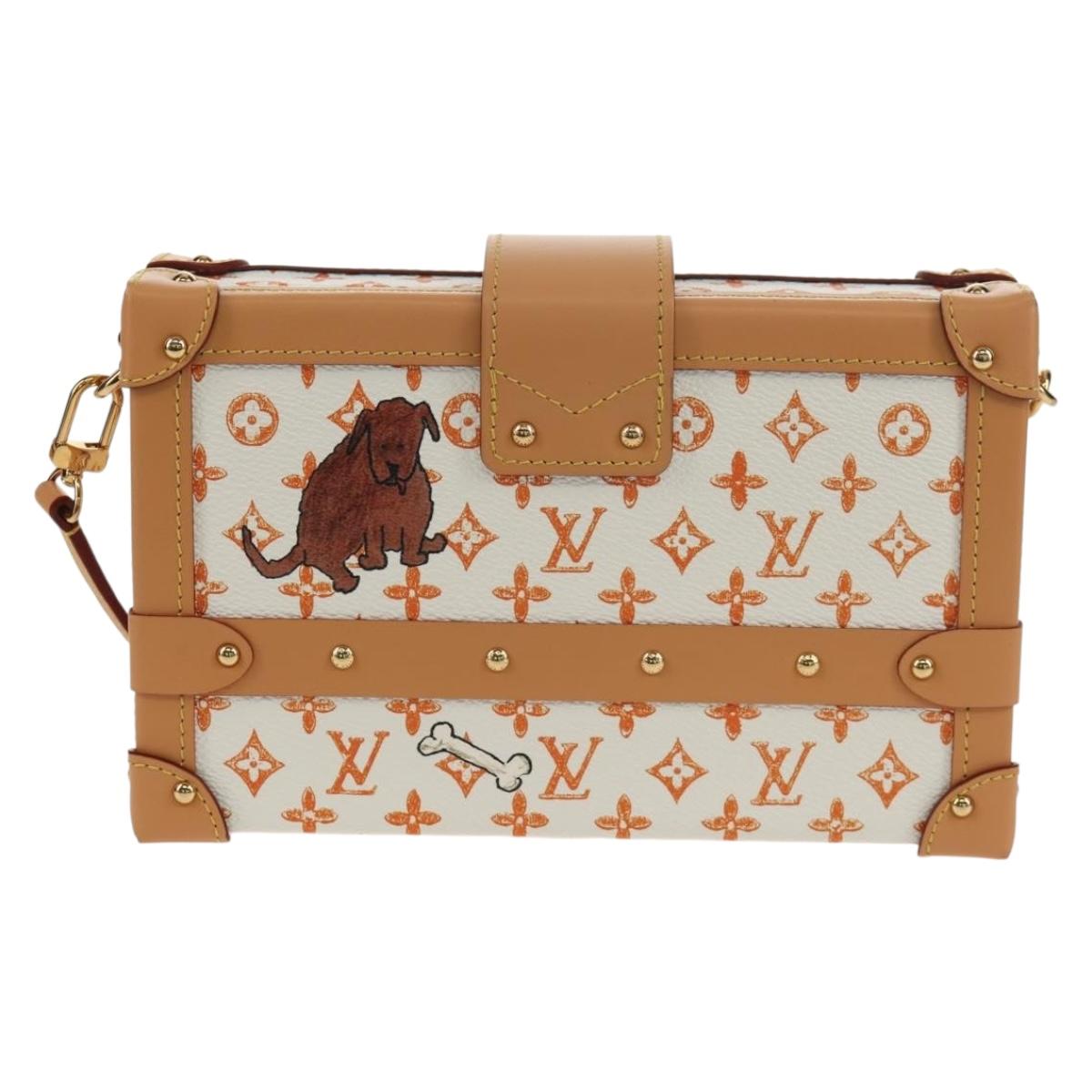 LOUIS VUITTON Catgram Petite Mar Shoulder Bag White M44407 LV Auth 150916SM