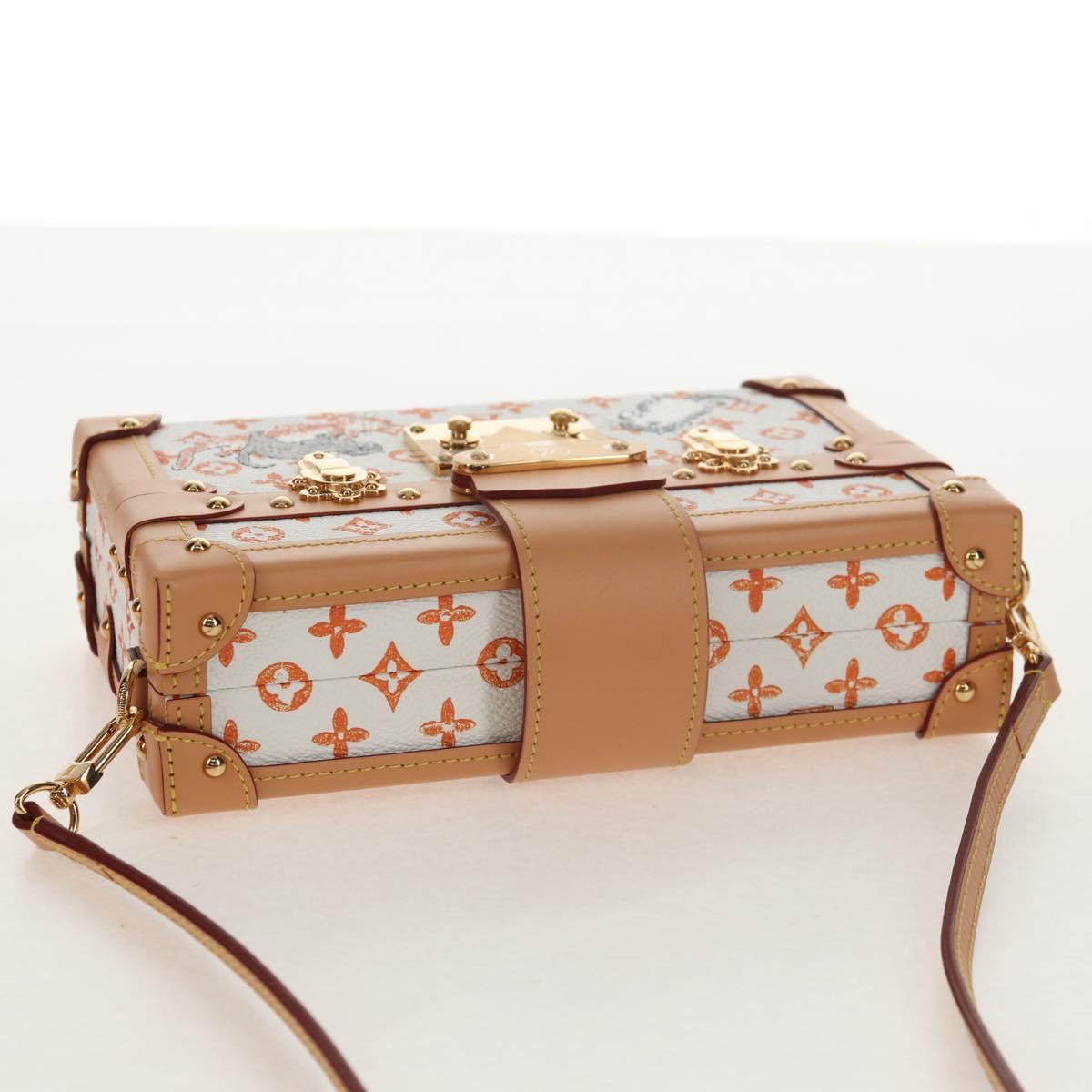 LOUIS VUITTON Catgram Petite Mar Shoulder Bag White M44407 LV Auth 150916SM