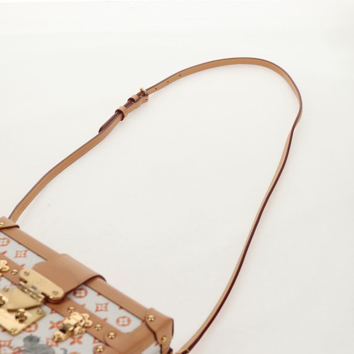 LOUIS VUITTON Catgram Petite Mar Shoulder Bag White M44407 LV Auth 150916SM