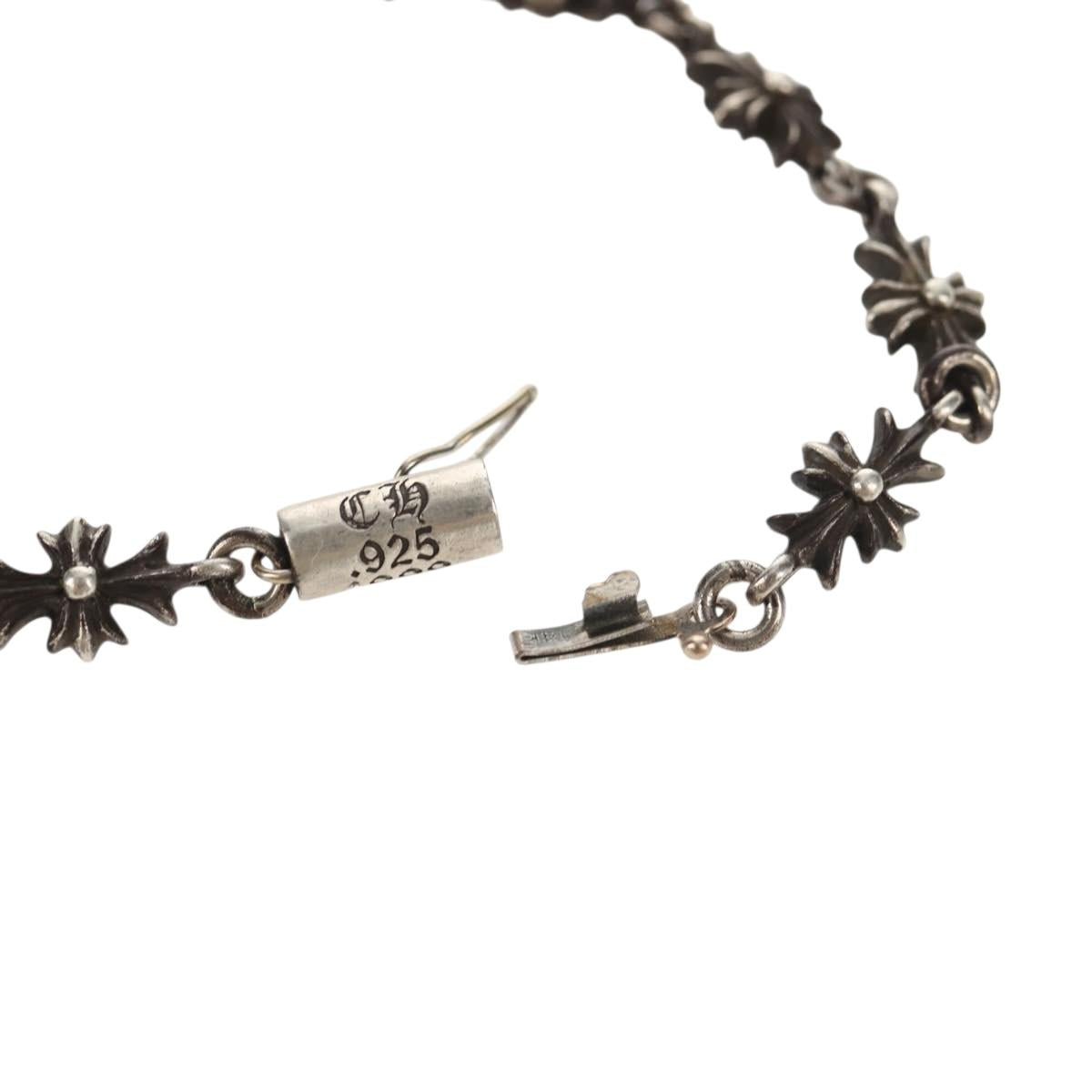 Chrome Hearts Tiny ECH Plus Bracelet Bracelet Ag925 11 Links Auth 150919SAM