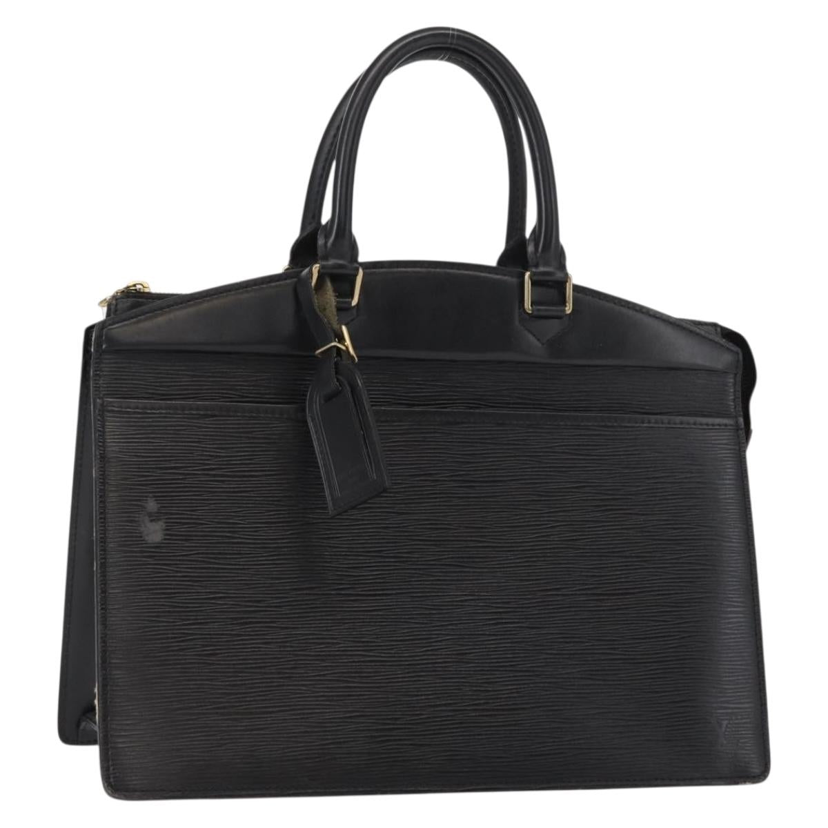 LOUIS VUITTON Epi Riviera Hand Bag Noir Black M48182 LV Auth 150921