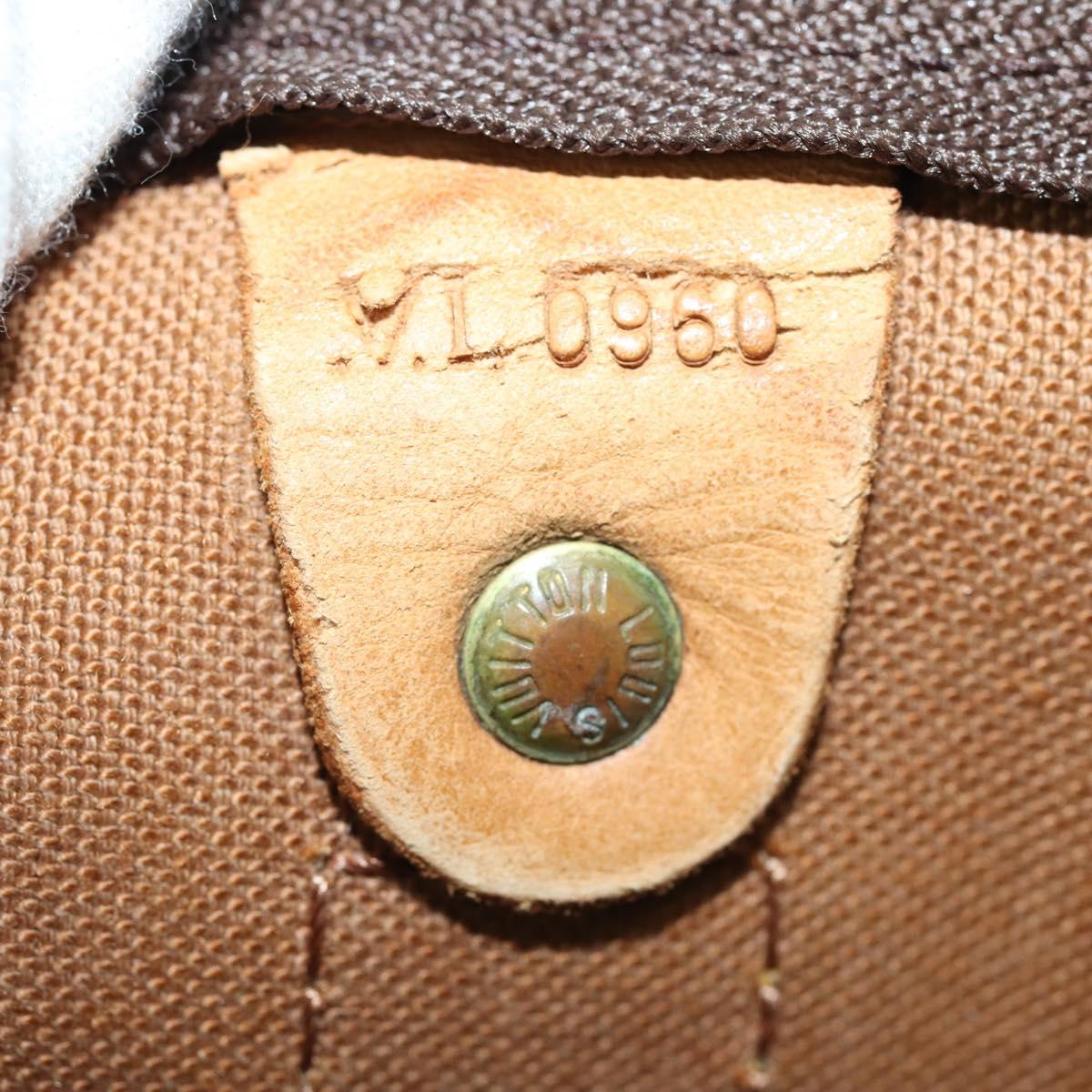 LOUIS VUITTON Monogram Keepall Bandouliere 45 Boston Bag M41418 LV Auth 150923