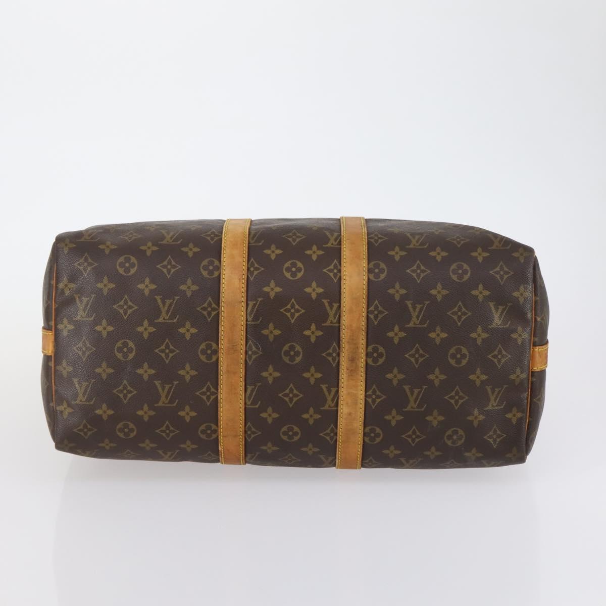 LOUIS VUITTON Monogram Keepall Bandouliere 45 Boston Bag M41418 LV Auth 150923