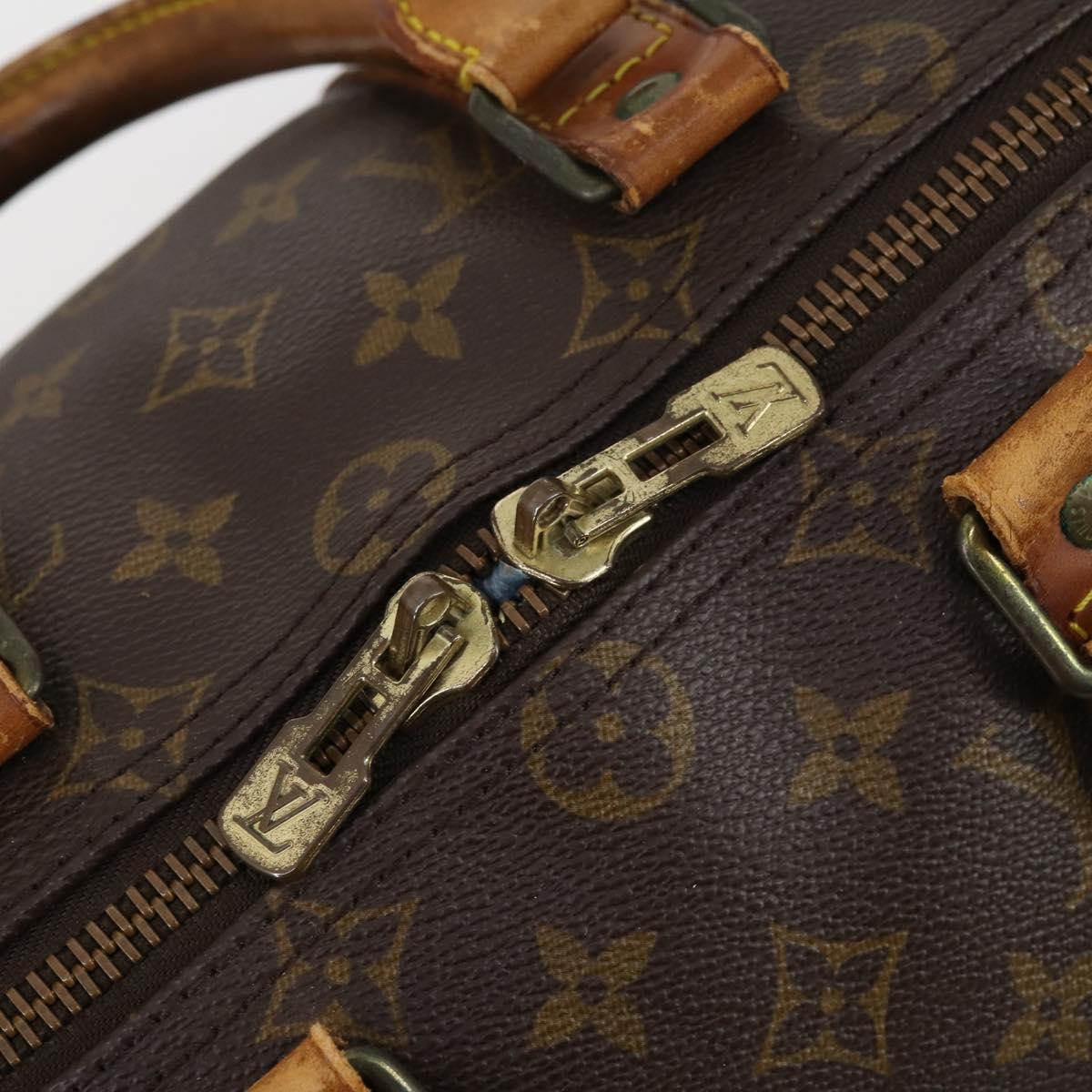LOUIS VUITTON Monogram Keepall 45 Boston Bag M41428 LV Auth 150933