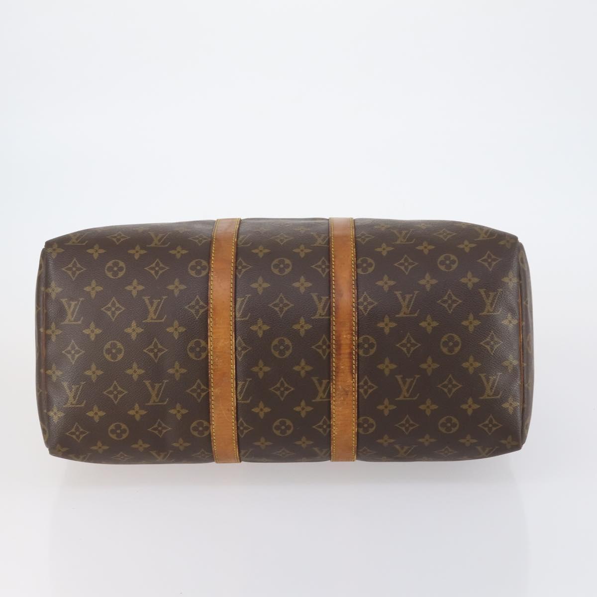 LOUIS VUITTON Monogram Keepall 45 Boston Bag M41428 LV Auth 150933