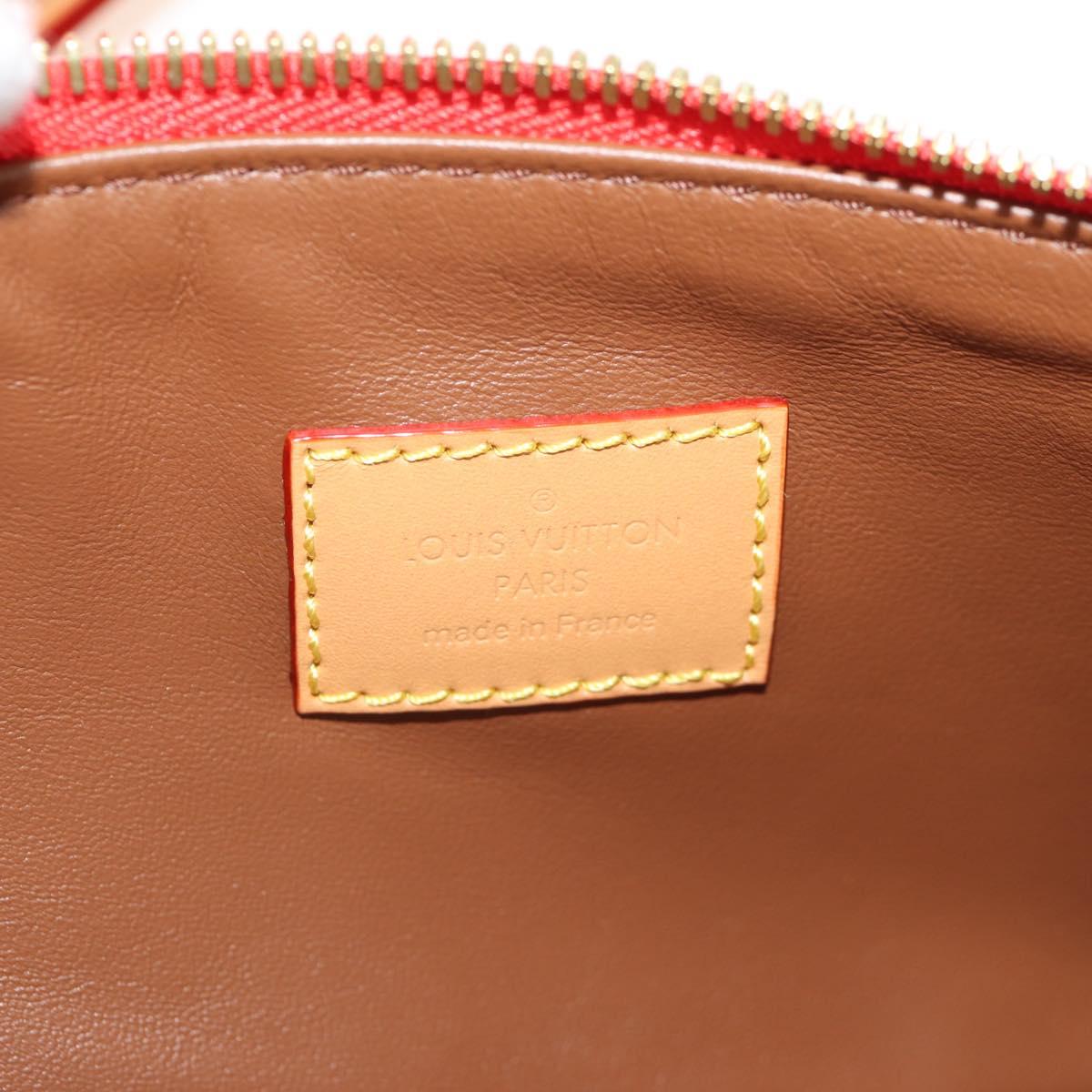 LOUIS VUITTON Monogram Speedy P9 Bandouliere 40 Bag Rouge M24420 Auth 150936SM