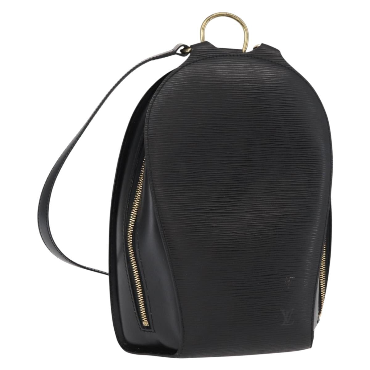 LOUIS VUITTON Epi Mabillon Backpack Black M52232 LV Auth 150959