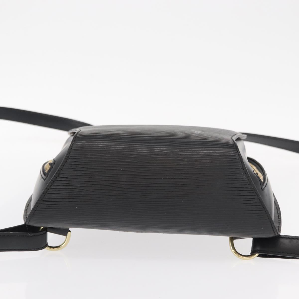 LOUIS VUITTON Epi Mabillon Backpack Black M52232 LV Auth 150959