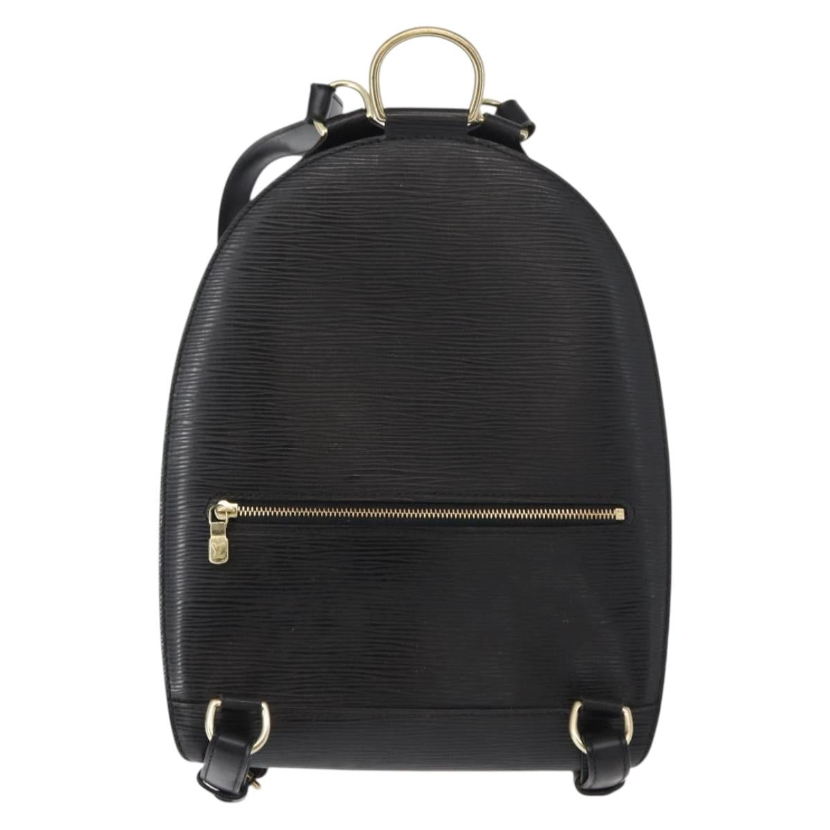LOUIS VUITTON Epi Mabillon Backpack Black M52232 LV Auth 150959