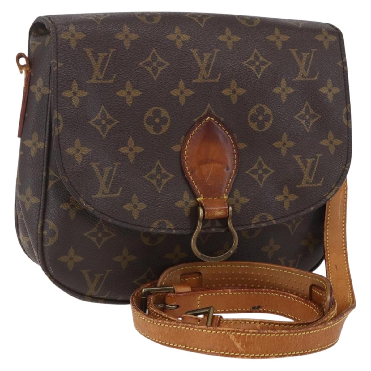 LOUIS VUITTON Monogram Saint Cloud GM Shoulder Bag M51242 LV Auth 150962
