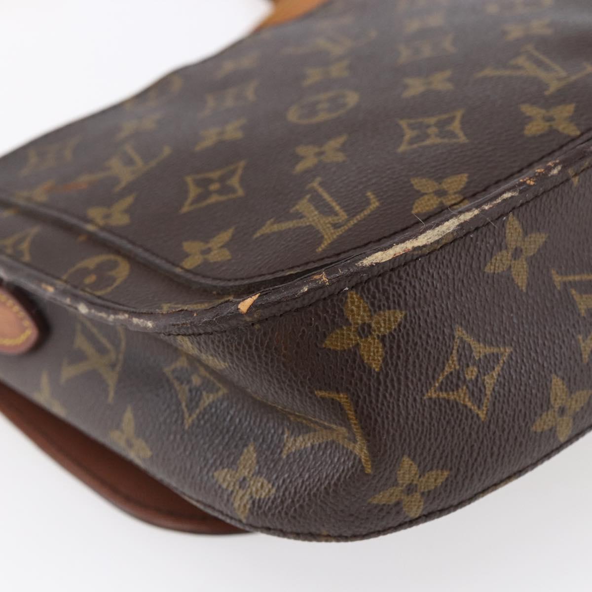 LOUIS VUITTON Monogram Saint Cloud GM Shoulder Bag M51242 LV Auth 150962