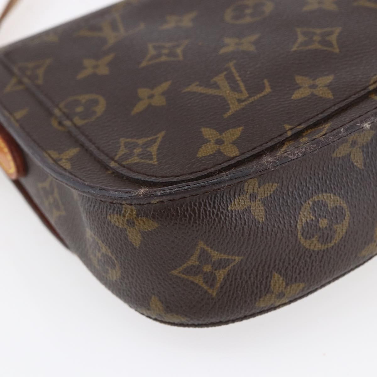 LOUIS VUITTON Monogram Saint Cloud MM Shoulder Bag M51243 LV Auth 150963