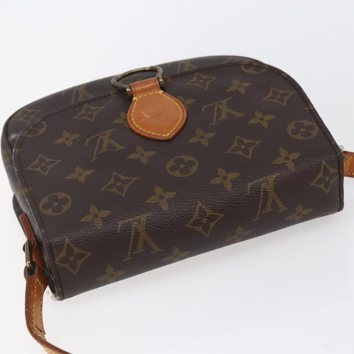 LOUIS VUITTON Monogram Saint Cloud MM Shoulder Bag M51243 LV Auth 150963