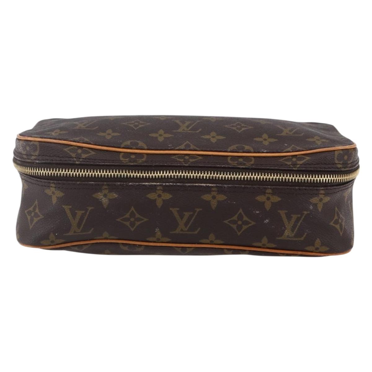LOUIS VUITTON Monogram Trousse Boite Cosmetic Pouch M47640 LV Auth 150964