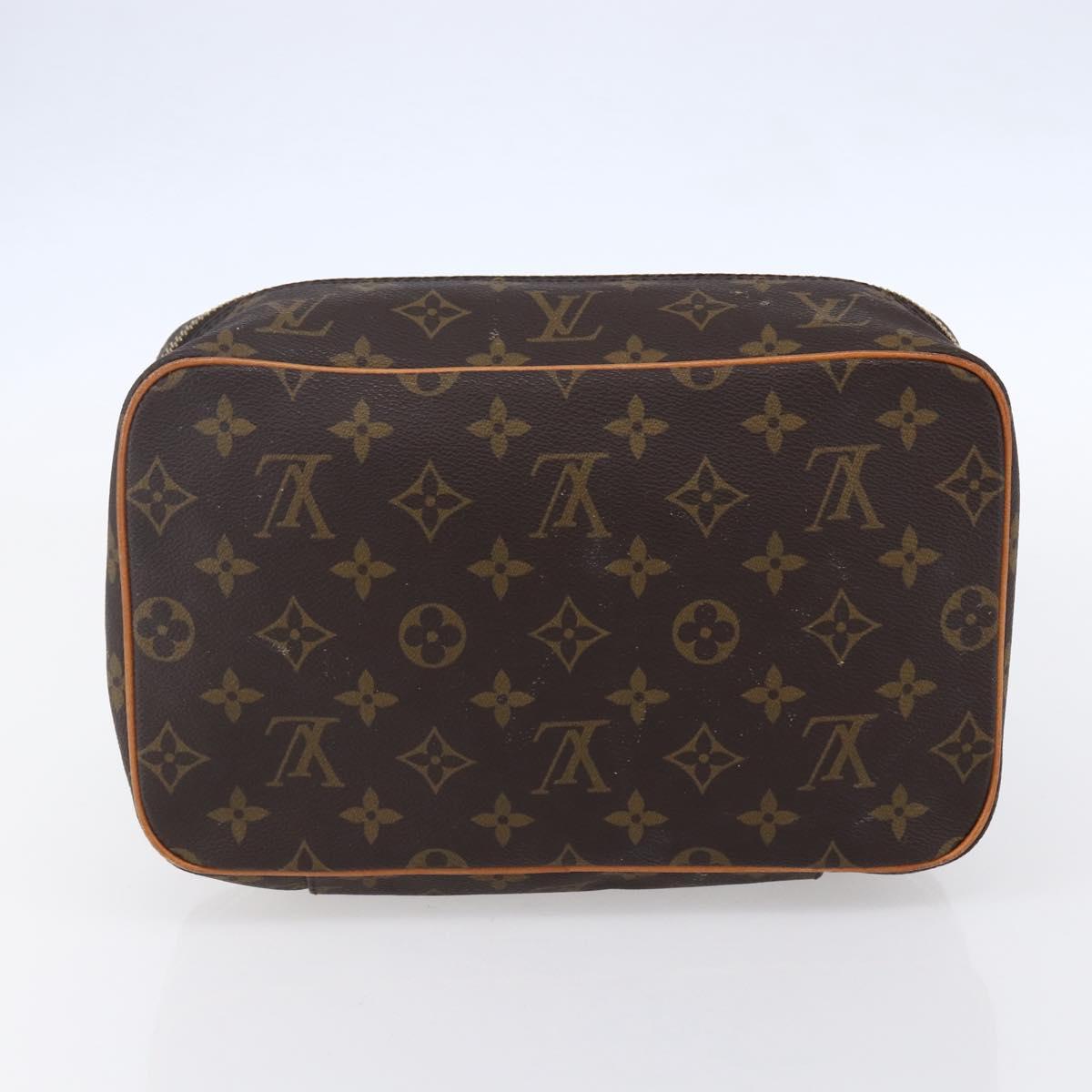 LOUIS VUITTON Monogram Trousse Boite Cosmetic Pouch M47640 LV Auth 150964