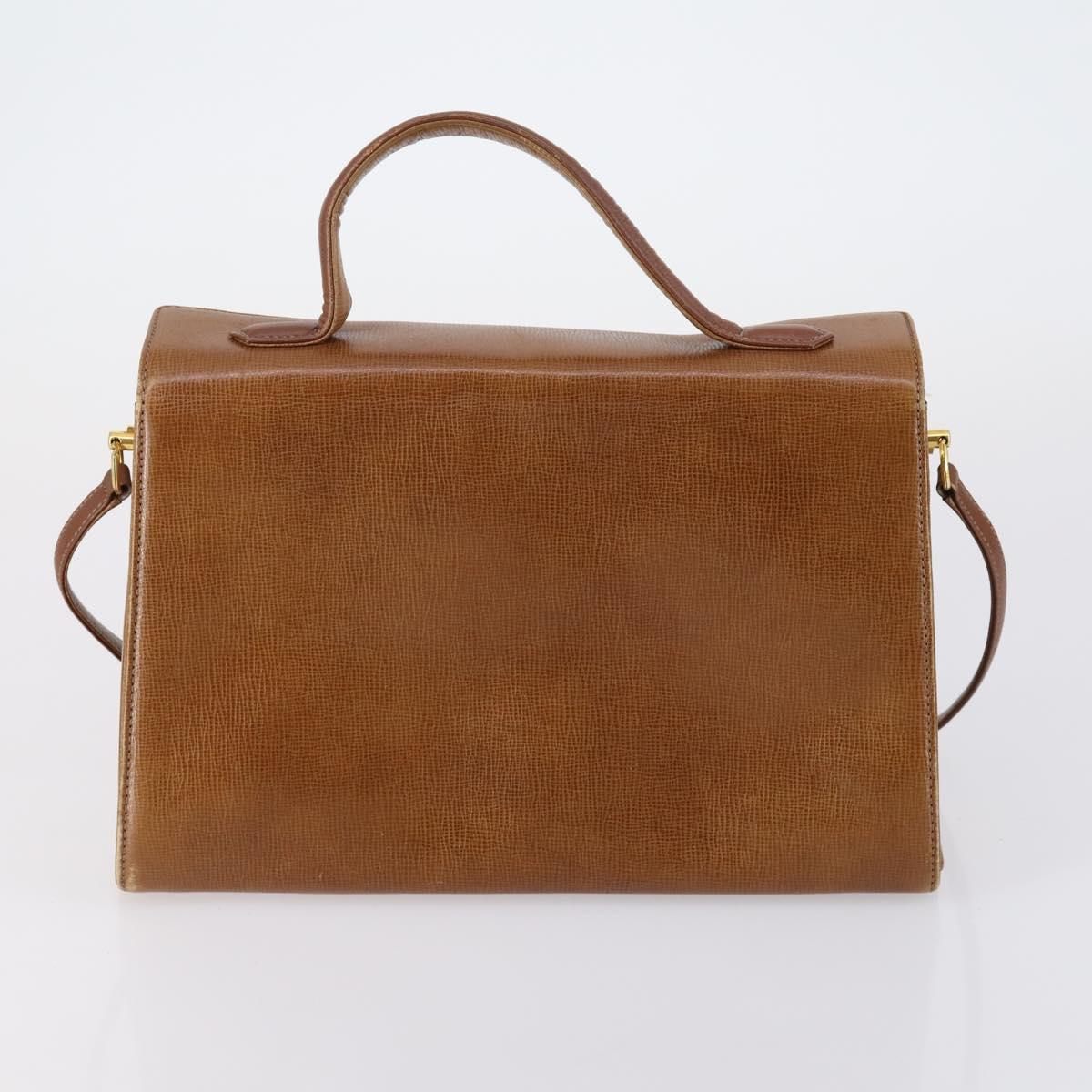 GIVENCHY Cartier Shoulder Bag Leather 2 Set Bordeaux Brown Auth 150976