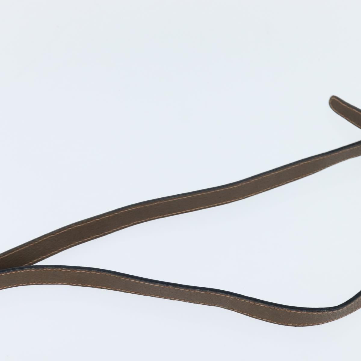 GUCCI GG Supreme Web Sherry Line Bag PVC Beige Gold 89 02 032 Auth 150998