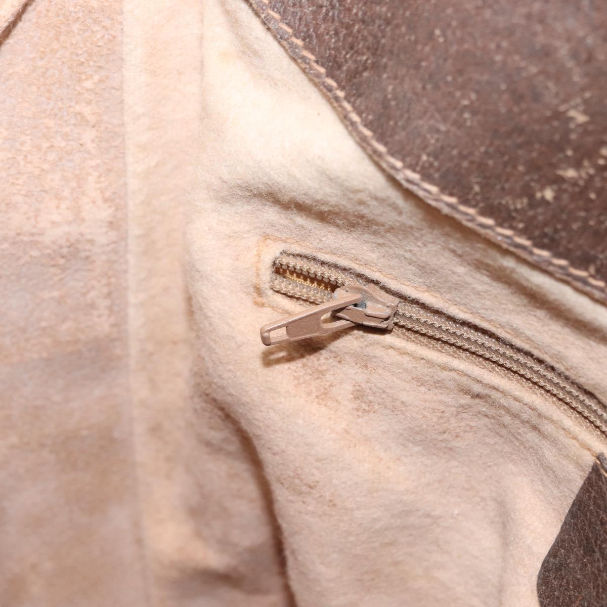 GUCCI GG Supreme Web Sherry Line Bag PVC Beige Gold 40 02 081 Auth 151001