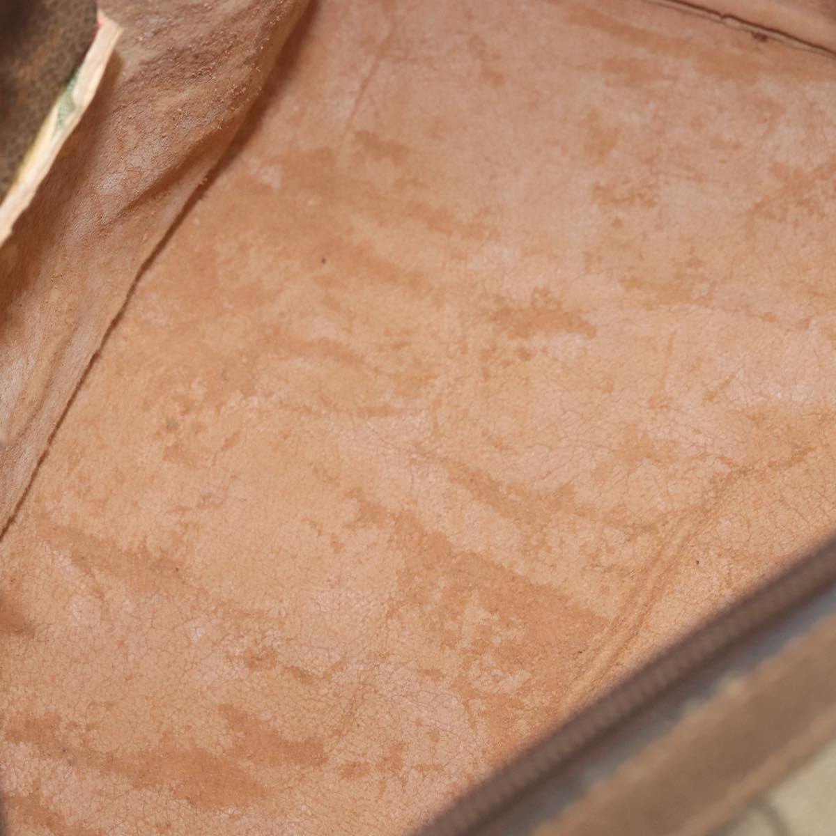 GUCCI GG Supreme Web Sherry Line Boston Bag PVC Beige Gold 39 02 007 Auth 151003