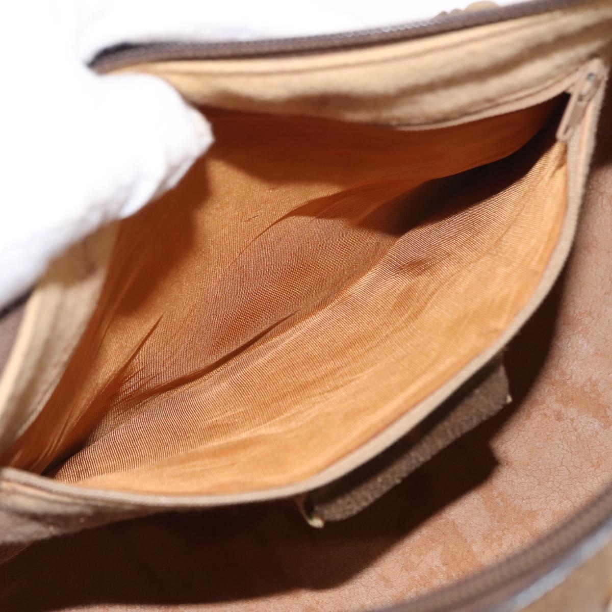 GUCCI GG Supreme Web Sherry Line Boston Bag PVC Beige Gold 39 02 007 Auth 151003