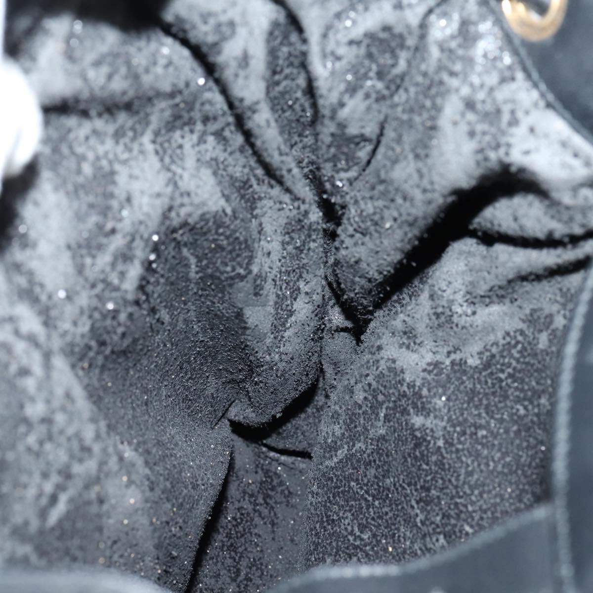 GUCCI Bamboo Backpack Nylon Leather Black Gold 003 58 0016 Auth 151020