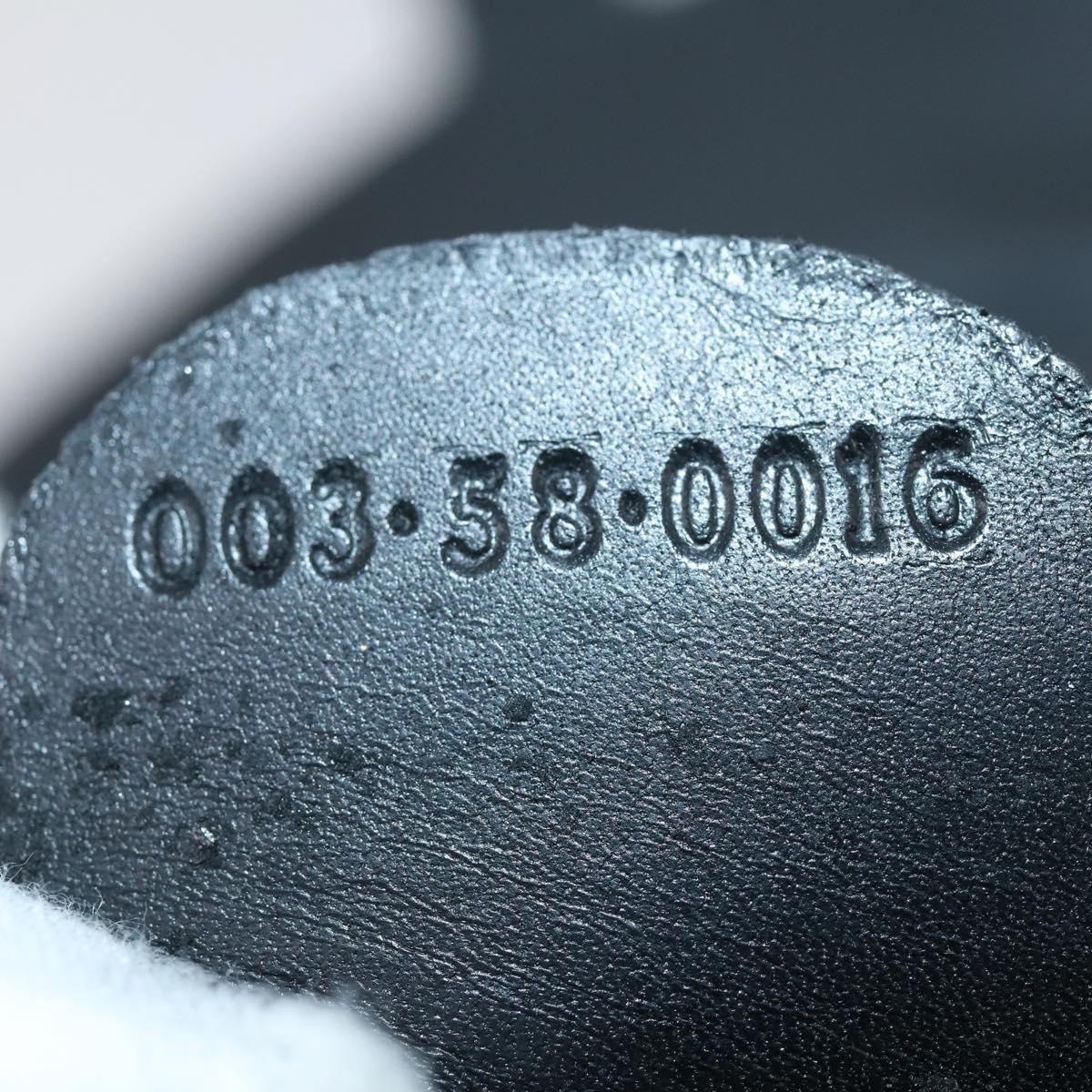 GUCCI Bamboo Backpack Nylon Leather Black Gold 003 58 0016 Auth 151020